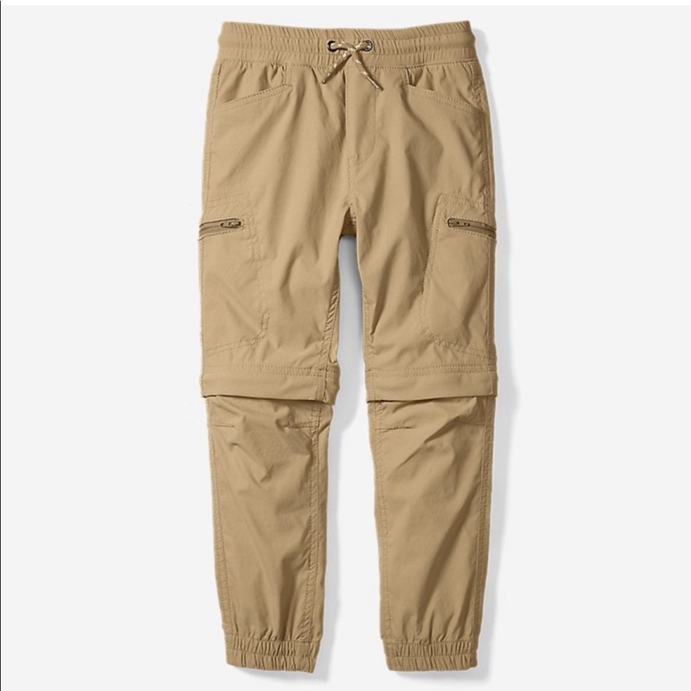 Eddie Bauer Boy Ranger Convertible Pants Khaki 10
